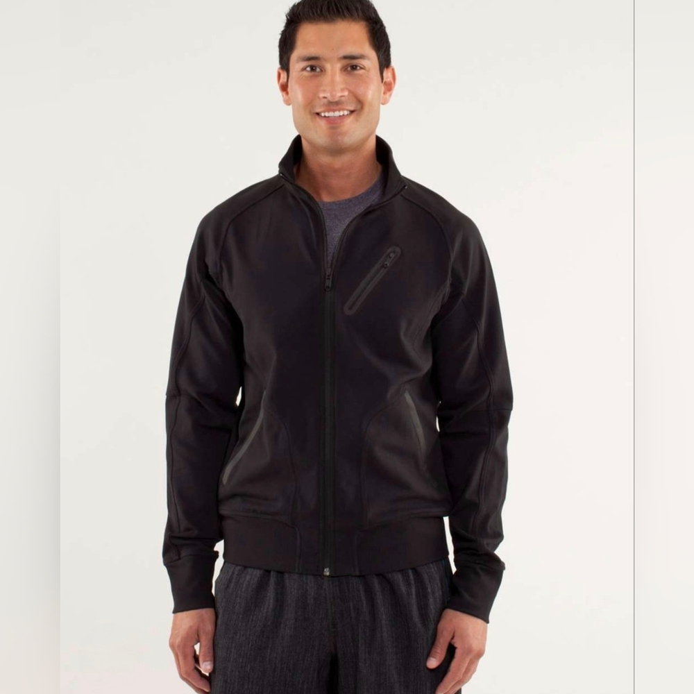 Lululemon Athletica Trainer Jacket Black Full Zip Medium - Picture 3 of 11